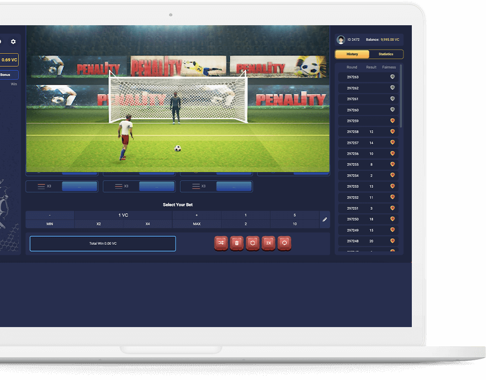 Penality game software