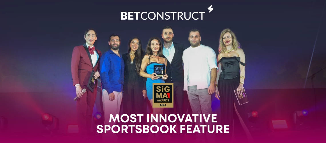 BetConstruct Recognised for Most Innovative Sportsbook Feature 2025 at SiGMA Awards Asia