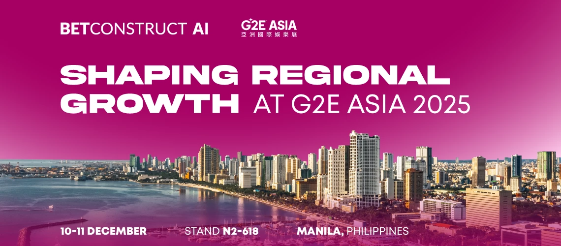 Final Event of the Year: BetConstruct AI Arrives at G2E Asia 2025 in Manila