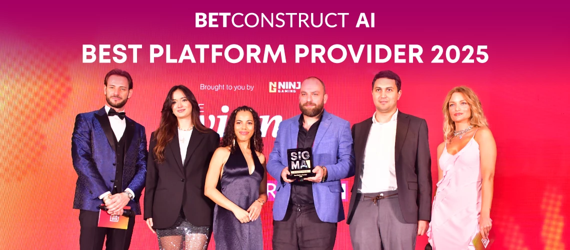 BetConstruct AI recognised as Best Platform Provider 2025 at SiGMA South Asia Awards