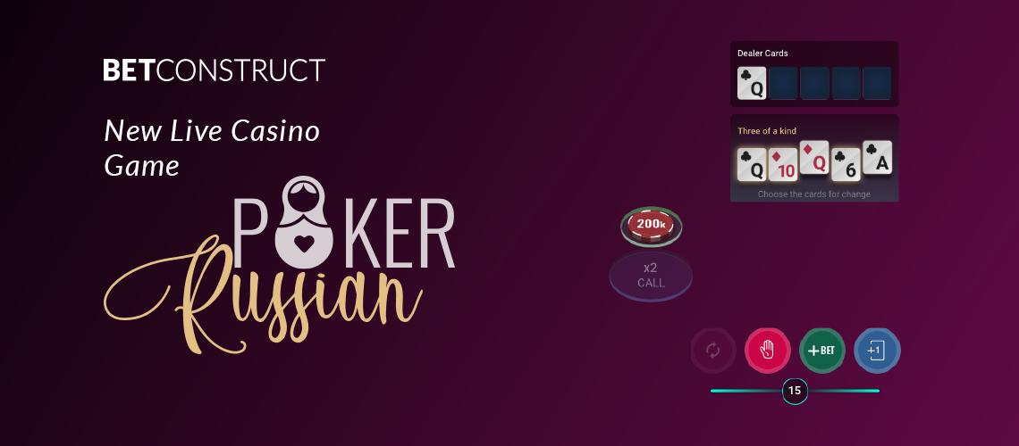 Russian Poker Adds to BetConstruct’s Live Games Range