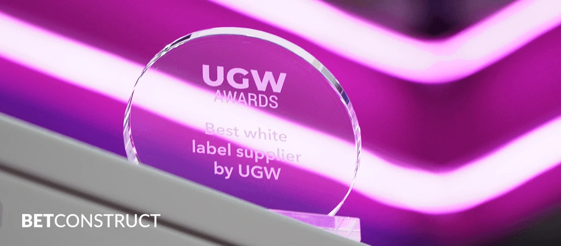 BetConstruct is the Best White Label Supplier at UGW Awards